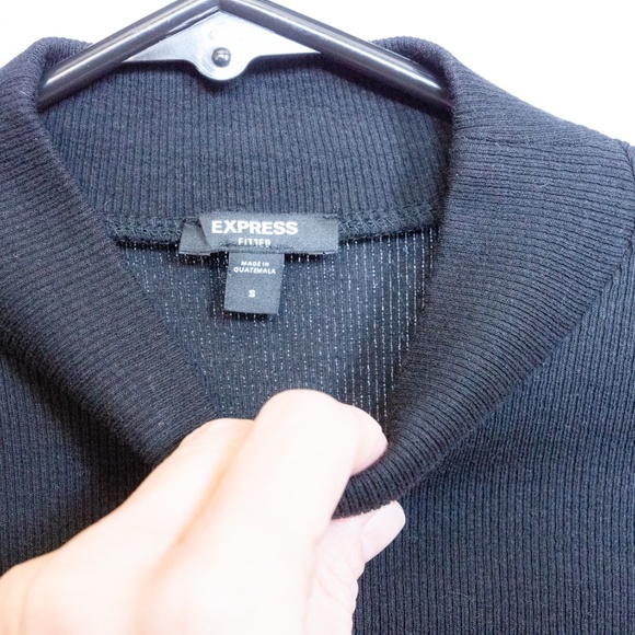 Two Express Mock Neck Tees - Picture 6 of 7